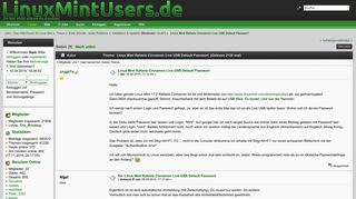 
                            3. Linux Mint Rafaela Cinnamon Live USB Default Passwort - Linux Mint ...