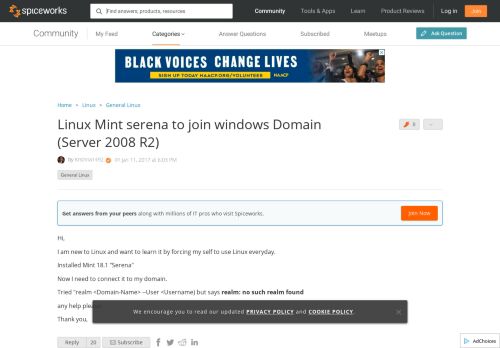 
                            6. Linux Mint serena to join windows Domain (Server 2008 R2 ...