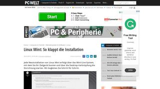 
                            11. Linux Mint: So klappt die Installation - PC-WELT