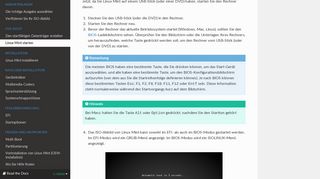 
                            5. Linux Mint starten — Linux Mint Installation Guide Dokumentation