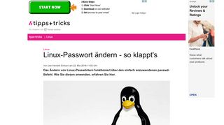 
                            1. Linux-Passwort ändern - so klappt's - Heise