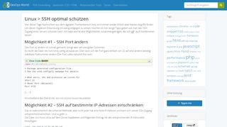 
                            5. Linux > SSH optimal schützen - DevOps World
