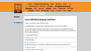 
                            4. Linux SSH Root Zugang verbieten - Marios Blog