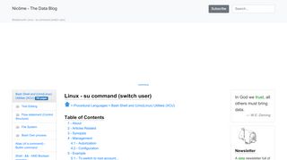 
                            12. Linux - su command (switch user) [Gerardnico]