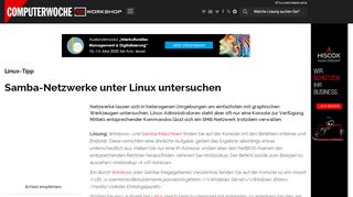 
                            1. Linux-Tipp: Samba-Netzwerke unter Linux untersuchen - TecChannel ...