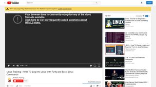 
                            3. Linux Training - HOW TO Log into Linux with Putty and Basic Linux ...