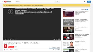 
                            12. Linux Tutorial for Beginners - 15 - SSH Key Authentication - YouTube