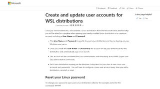 
                            6. Linux User Account and Permissions | Microsoft Docs