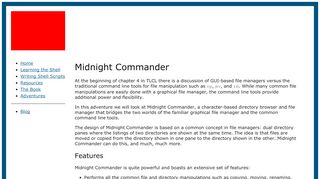 
                            8. LinuxCommand.org: Midnight Commander