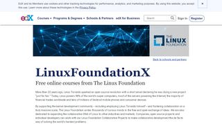 
                            9. LinuxFoundationX - Free Courses from The Linux Foundation | edX