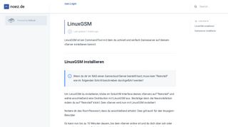 
                            6. LinuxGSM - noez.de