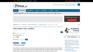 
                            12. Linux.pl - Shelle bash i tcsh - różnice