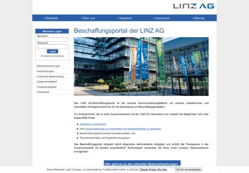 
                            12. Linz AG ePurchasing: linzag.vemap.com