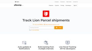 
                            9. Lion Parcel Tracking - AfterShip