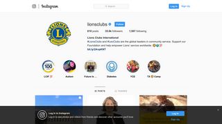 
                            8. Lions Clubs International (@lionsclubs) • Instagram photos ...