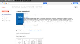 
                            5. Lipids and Lipidoses