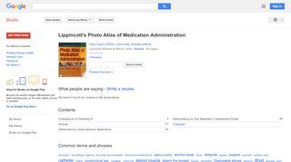 
                            11. Lippincott's Photo Atlas of Medication Administration - Google Books Result