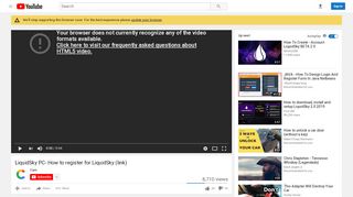 
                            6. LiquidSky PC- How to register for LiquidSky (link) - YouTube