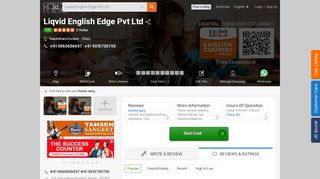 
                            7. Liqvid English Edge Pvt Ltd, Vasundhara Enclave - Language Classes ...