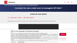 
                            4. Lire des e-mails avec SFR Mail - Assistance SFR