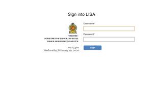 
                            5. LISA – Login