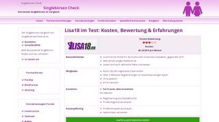 
                            9. Lisa18 im Test (2019) - Kosten €, Bewertung & Erfahrungen
