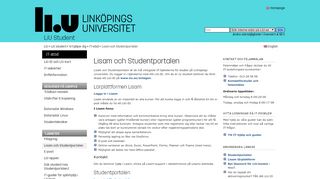 
                            3. Lisam och Studentportalen: IT-stöd: LiU student: Linköpings universitet