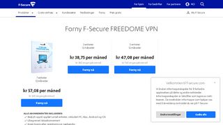 
                            8. Lisensfornyelse | F-Secure FREEDOME VPN | F-Secure