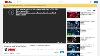 
                            1. Lissandra - Login Screen [English] - YouTube