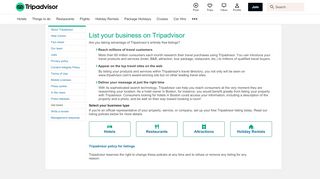 
                            2. List a Business on TripAdvisor