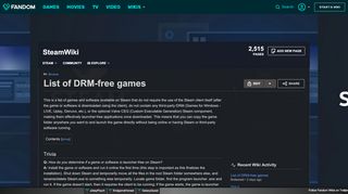 
                            12. List of DRM-free games | SteamWiki | FANDOM powered by Wikia
