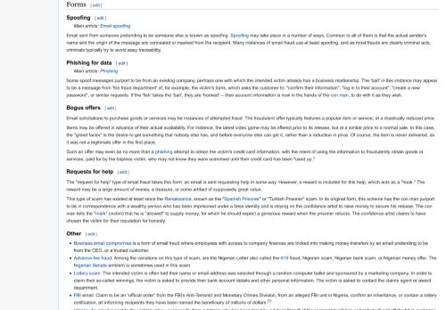 
                            1. List of email scams - Wikipedia