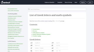 
                            12. List of Greek letters and math symbols - Overleaf, Online LaTeX Editor