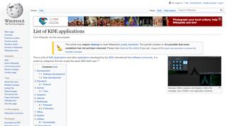 
                            12. List of KDE applications - Wikipedia