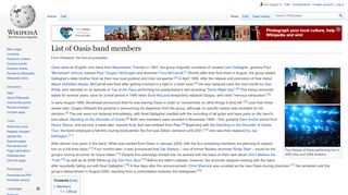 
                            8. List of Oasis band members - Wikipedia