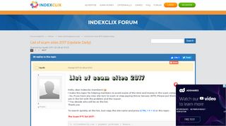 
                            12. List of scam sites 2017 (Update Daily) - IndexClix - Earn ...