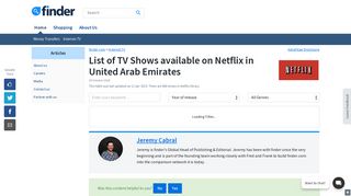 
                            10. List of TV Shows available on Netflix in United Arab Emirates