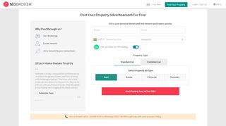 
                            4. List Property Ad - Rent / Sale Property Online Free - NoBroker