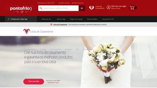 
                            10. Lista de Casamento - Crie Sua Lista de Presentes no Pontofrio.com!