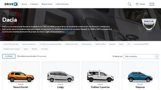 
                            6. Lista de precios 2019 y configurador de coches Dacia - Drivek