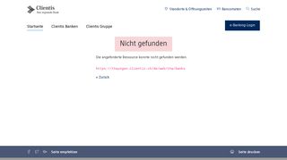 
                            6. Liste aller Clientis Banken | Clientis Spar- und Leihkasse Thayngen