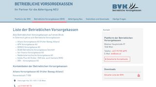 
                            9. Liste der Betrieblichen Vorsorgekassen - WKO.at