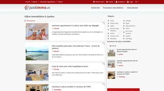 
                            4. Liste des annonces immobilières à Genève - Justimmo