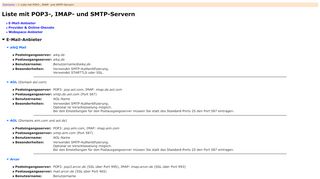 
                            11. Liste mit POP3-, IMAP- und SMTP-Servern - patrick-canterino.de