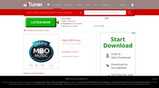 
                            7. Listen to Rádio MEO Music on myTuner Radio