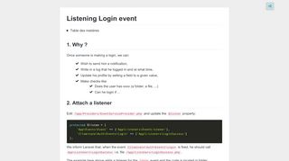 
                            11. Listening Login event - marknotes