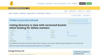 
                            1. Listing directory is slow with versioned bucket when ... - Cyberduck