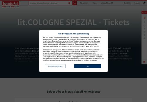 
                            11. lit.COLOGNE 30.03.2019 Tickets – Literaturschiff MS RheinEnergie ...