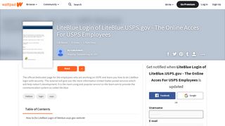 
                            12. LiteBlue Login of LiteBlue.USPS.gov - The Online Acces For USPS ...