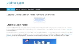 
                            8. LiteBlue: Online Lite Blue Portal For USPS Employees - Liteblue Login